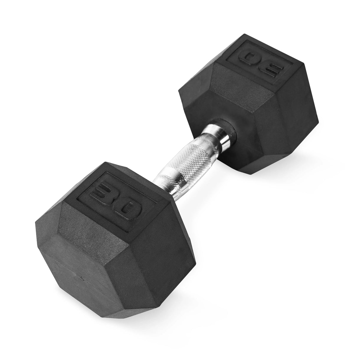 25lb Rubber Hex Dumbbell E1177