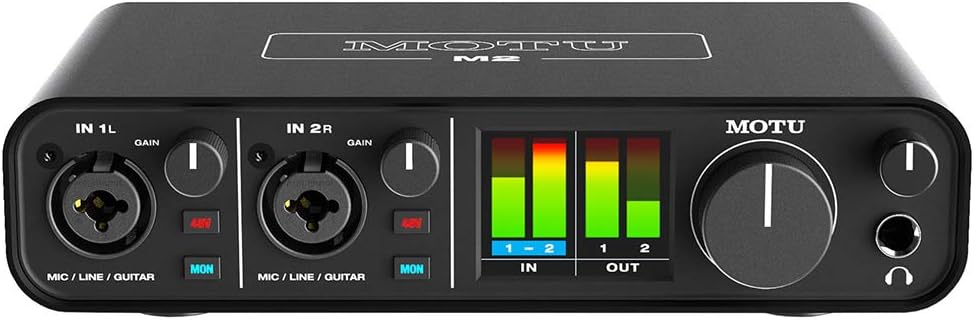 Motu M2 2x2 USB-C Audio Interface with XLR Cable Z626260