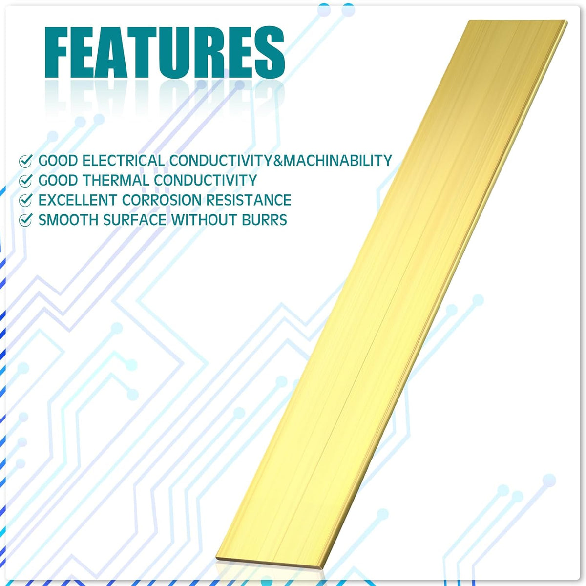 Brass Flat Bar Stock 1/8" x 2" x 12" C92699