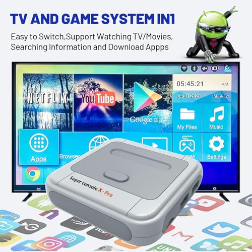 Retro Game Console with 2 Wireless Game Controllers E770657