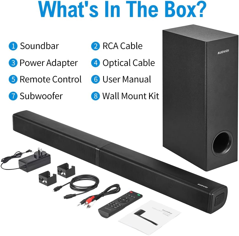 190W 2.1CH Sound Bar with Subwoofer S52142