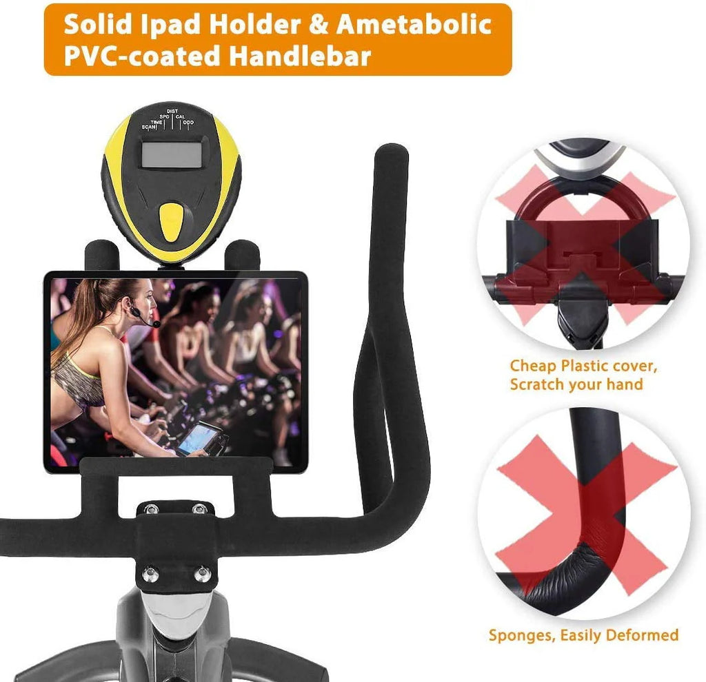 Magnetic Exercise Bike 350lbs with Tablet Holder N564