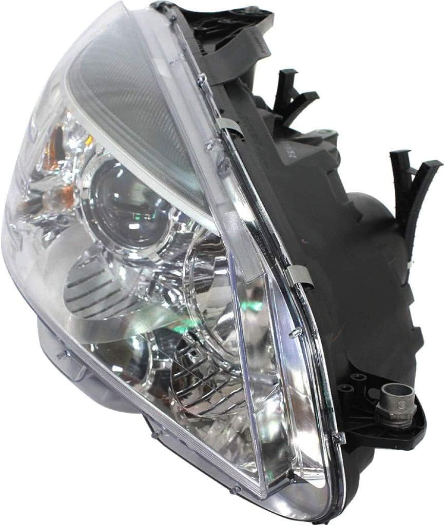Chrome Headlight Pair for Mercedes-Benz C250 2010 2011 F75404
