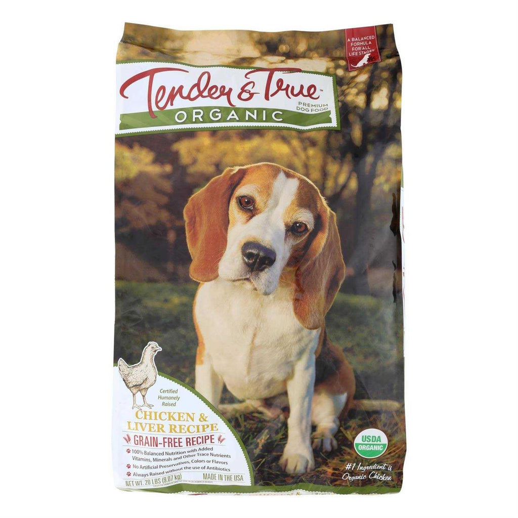 Organic Chicken & Liver Recipe Dry Dog Food N9179