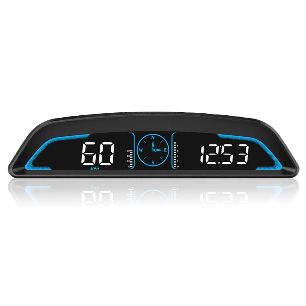 Digital GPS Speedometer Head Up Display with Compass Altitude HD LCD R8859