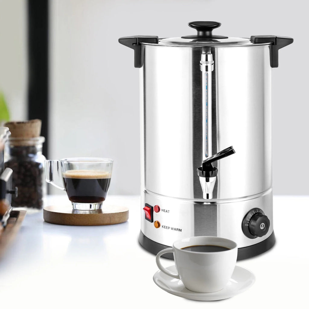 Commercial Grade Stainless Steel 12L Coffee Urn H5736