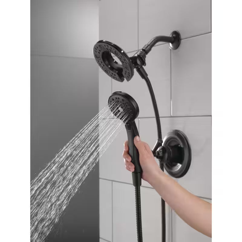 Single-Handle 4-Spray Shower Faucet 1.75 GPM Matte Black X952