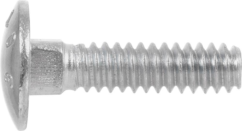 1/4 x 8-Inch Zinc-Plated Steel Carriage Bolt 100-Pack U69320