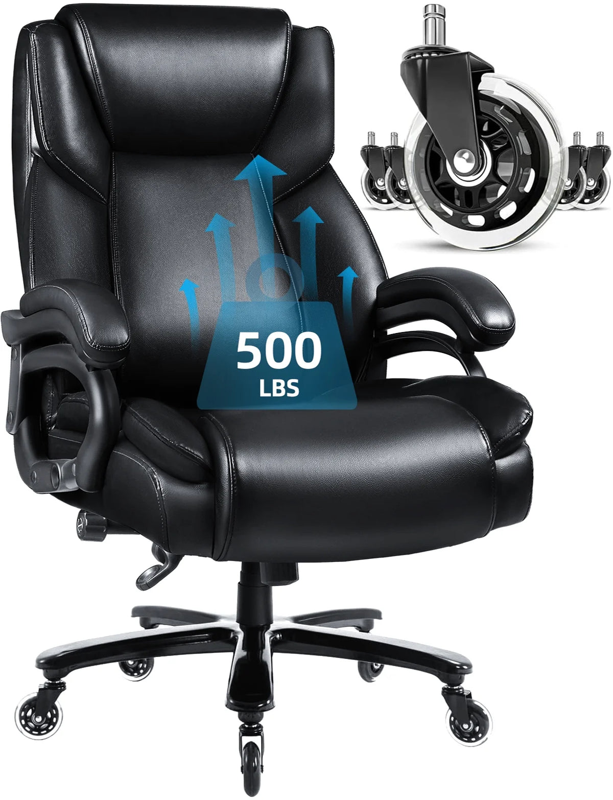 Heavy Duty Big and Tall Office Chair 500lbs W80506