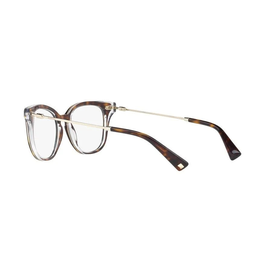 Top Havana on Crystal Eyeglasses R6729