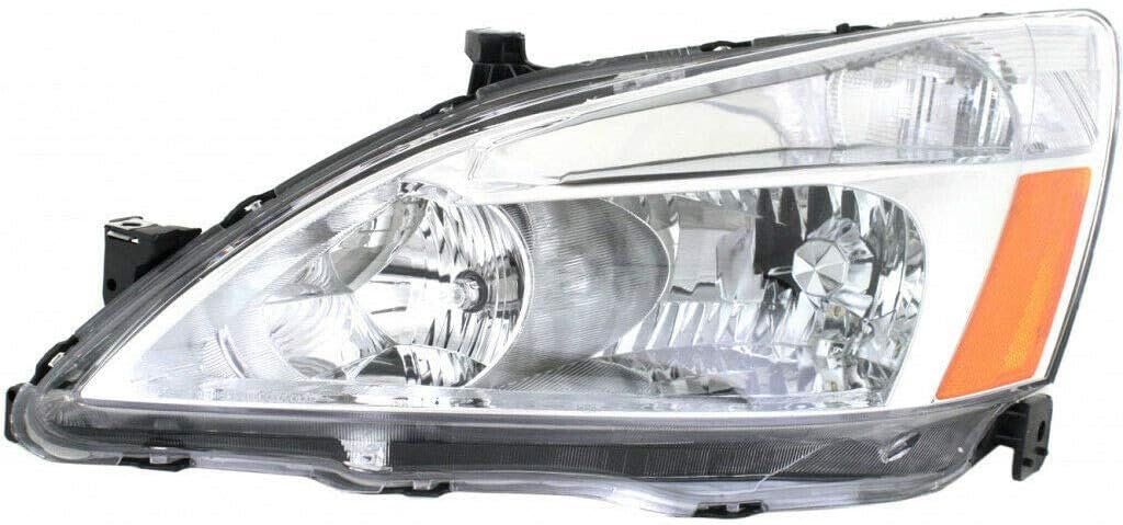 2003-2007 Honda Accord Headlight Assembly Driver Side with Bulbs D661