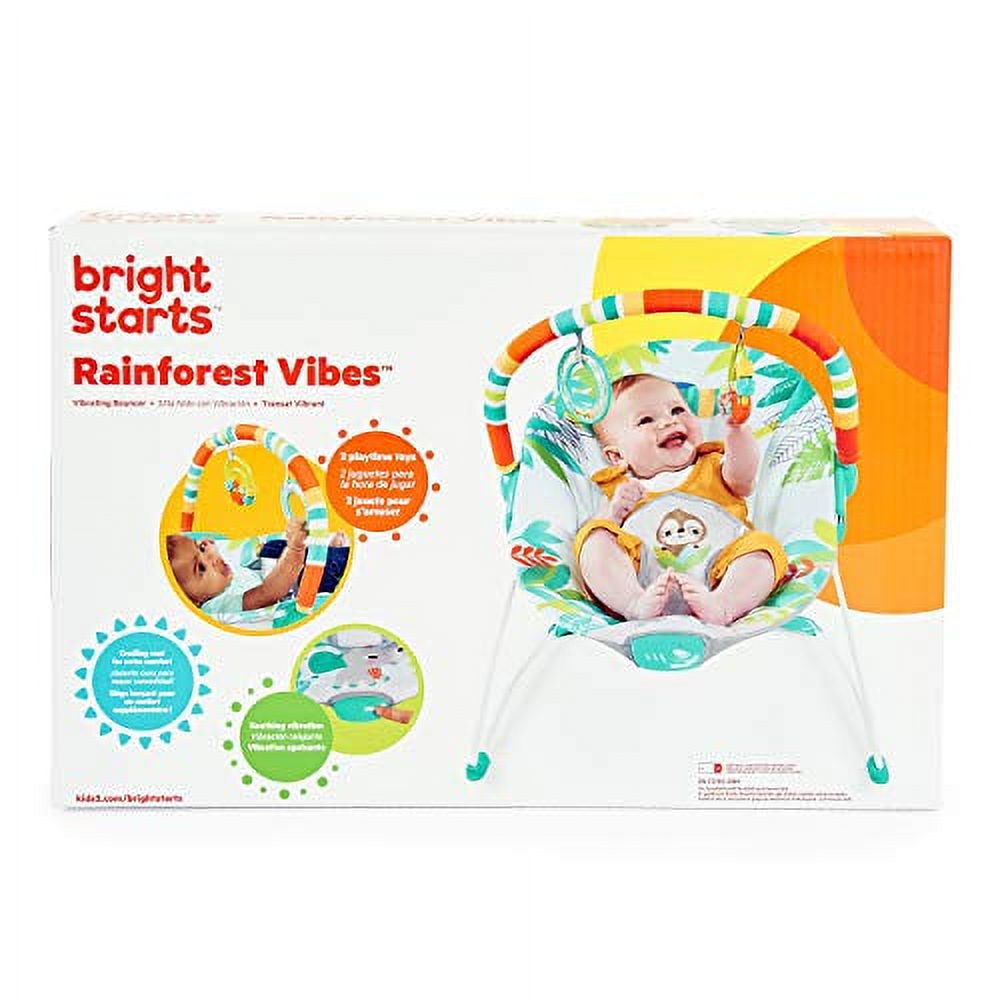 Vibrating Bouncer with Toy Bar D6532