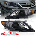 Chrome Housing Clear Lens Projector Headlight Pair for Camry XV40 2010 2011 H258