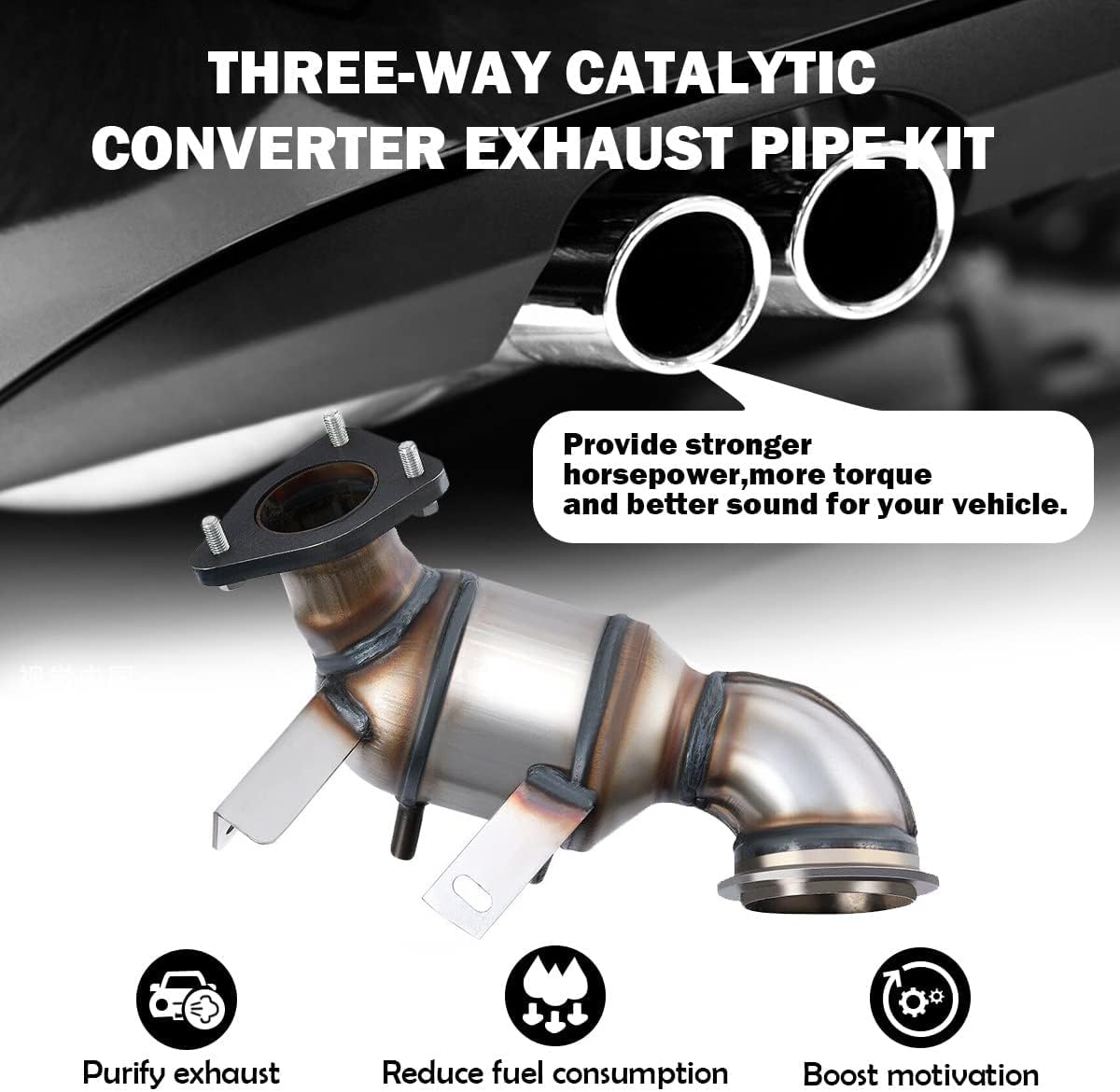 Front Catalytic Converter for 2011-2016 Chevrolet Cruze Trax Sonic 1.4L Z847378