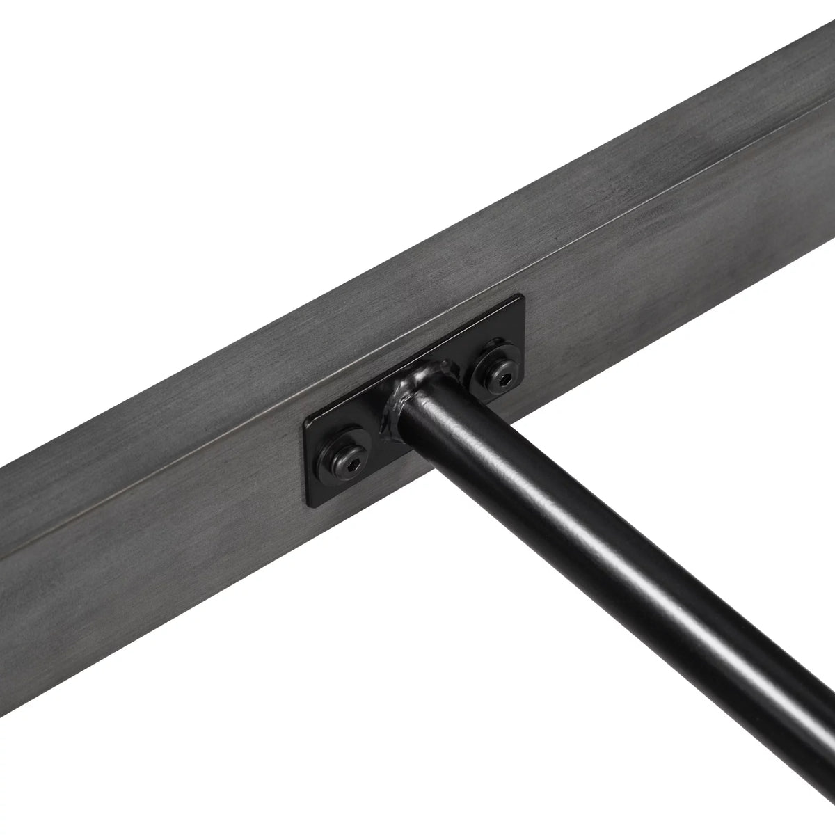 Counter Height Dining Table Solid Wood & Metal Gray I20659