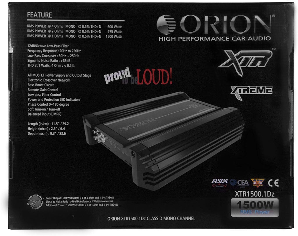 1500 Watts RMS Class D Mono Amplifier A309