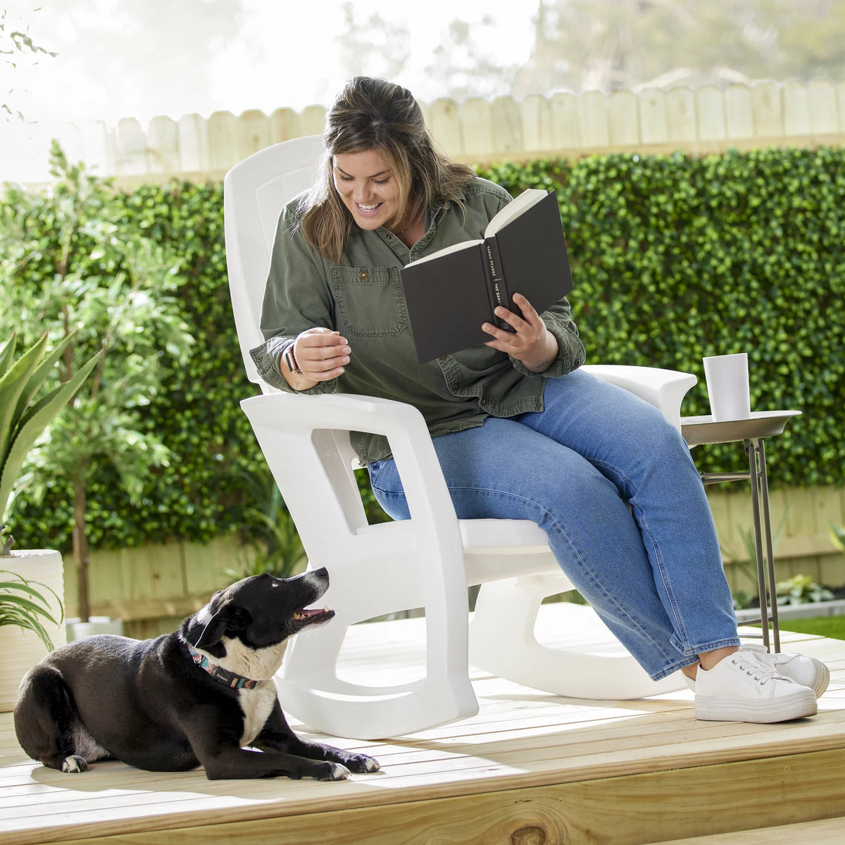 Plastic Rocking Chair K1192