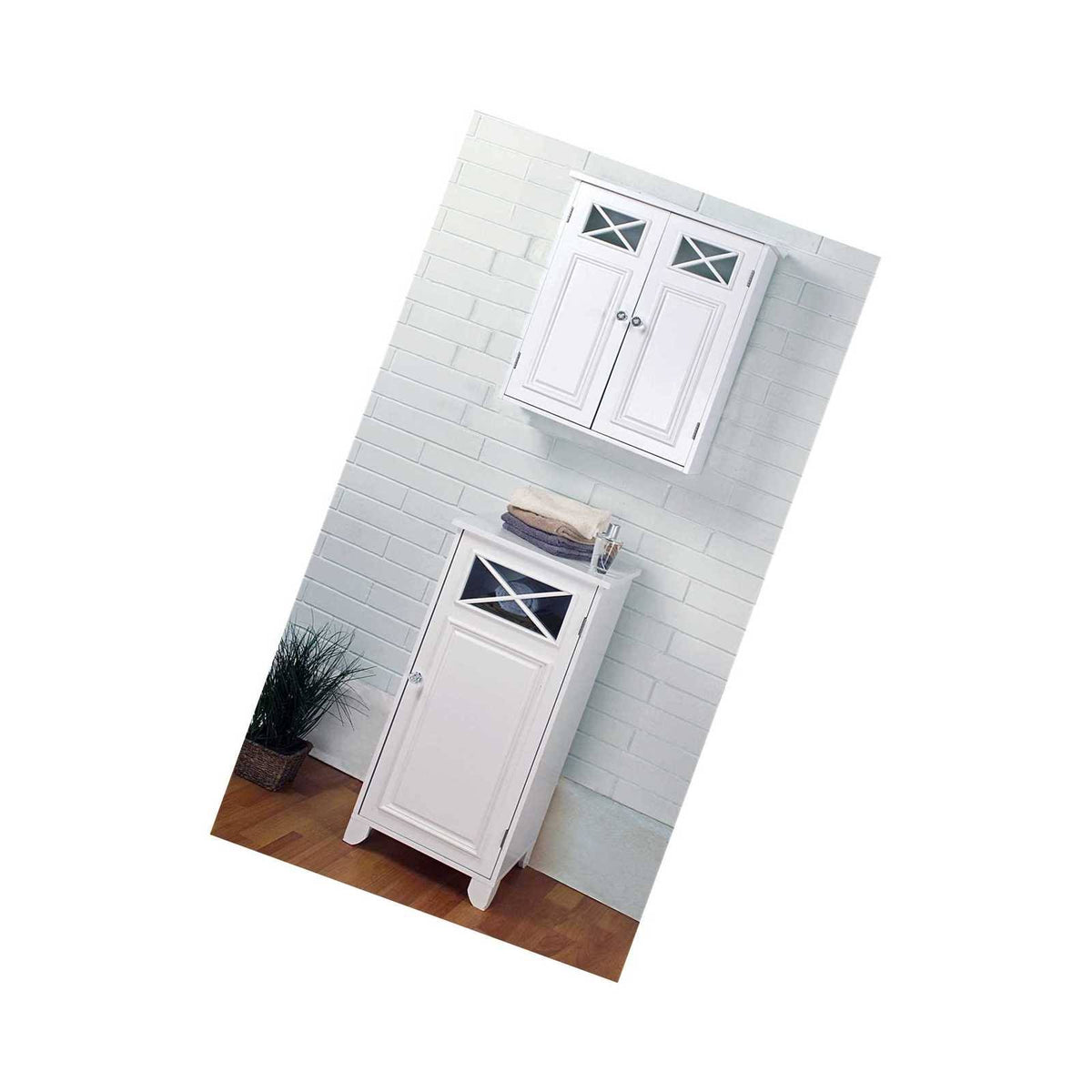 White Wall Cabinet E45290