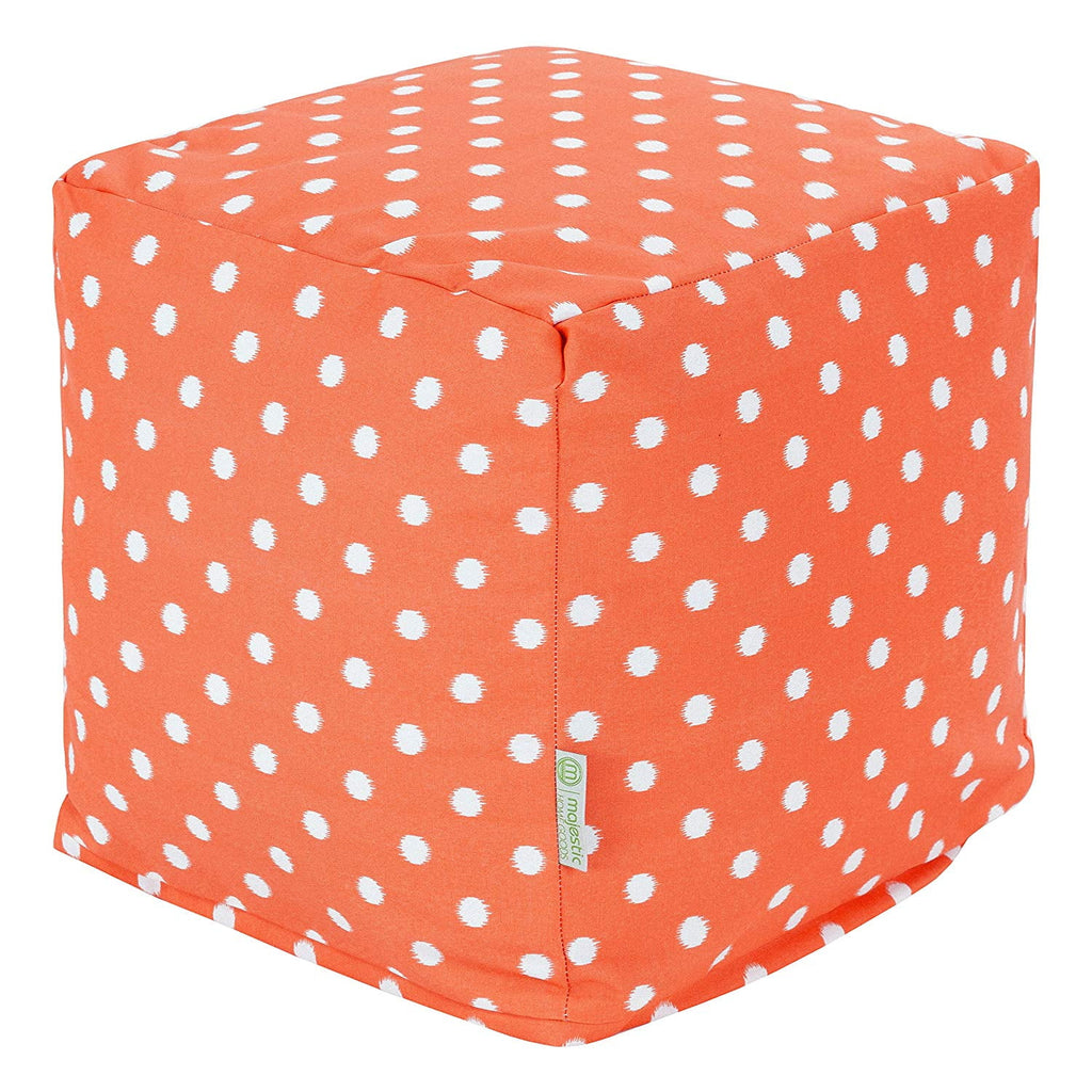 Ikat Dot Indoor/Outdoor Ottoman Pouf Cube X458