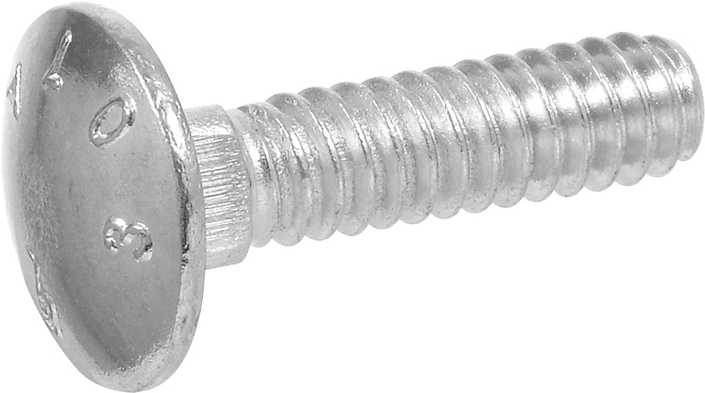 1/4 x 8-Inch Zinc-Plated Steel Carriage Bolt 100-Pack U69320