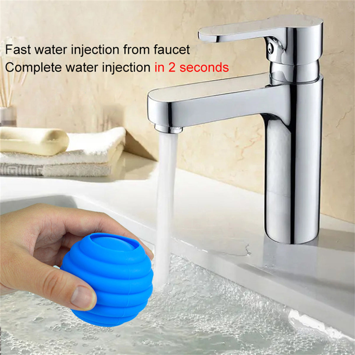 Refillable Magnetic Silicone Water Balloons N259