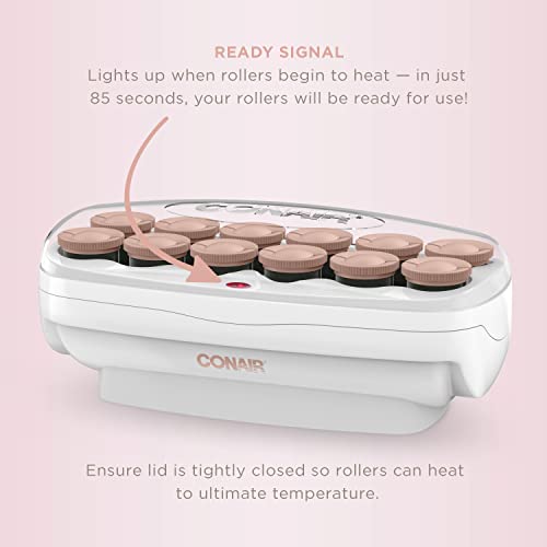 Ceramic 1 1/2-inch Hot Rollers with Super Clips V6379