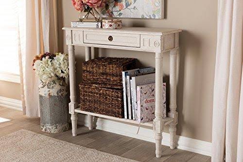 Whitewash Console Table I945