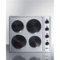 Stainless Steel 4-Burner Solid Disk Cooktop T217