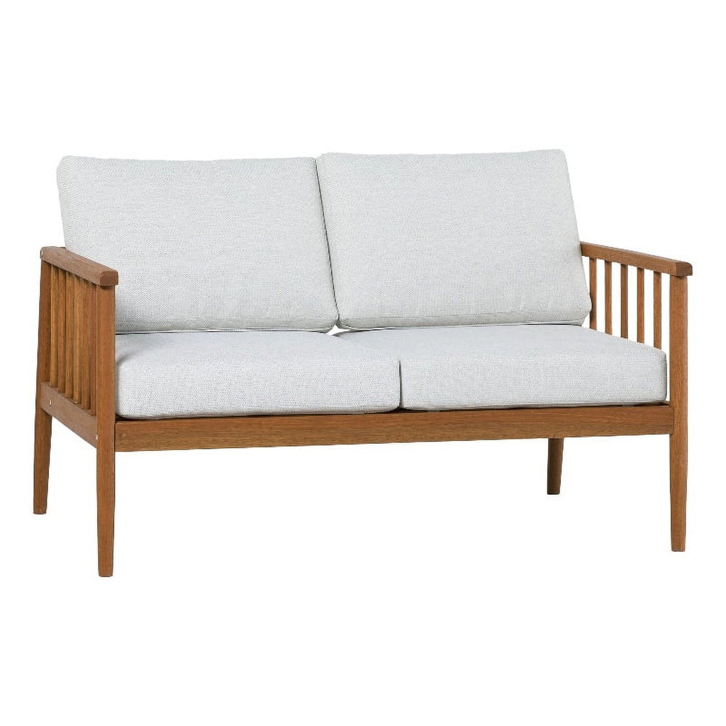 Brown Solid Wood Double Lounge V539