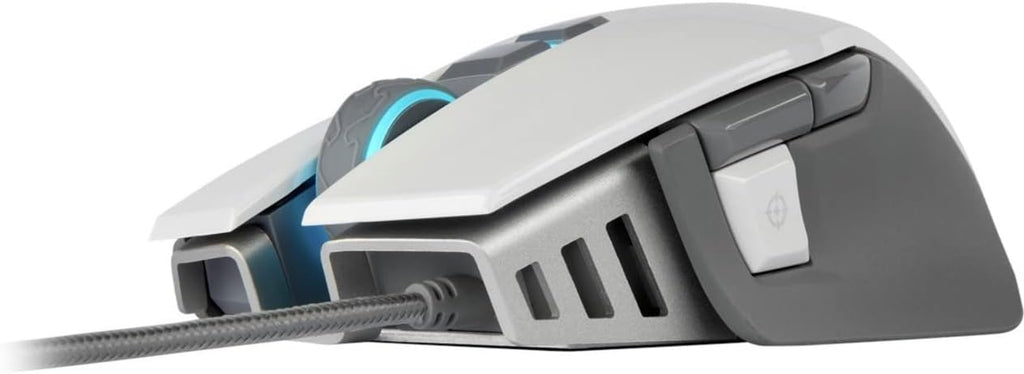 Black Wired Gaming Mouse with Adjustable Weight and Aluminum Frame L611593
