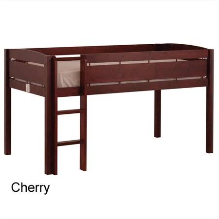 White Wood Loft Bunk Bed N792705