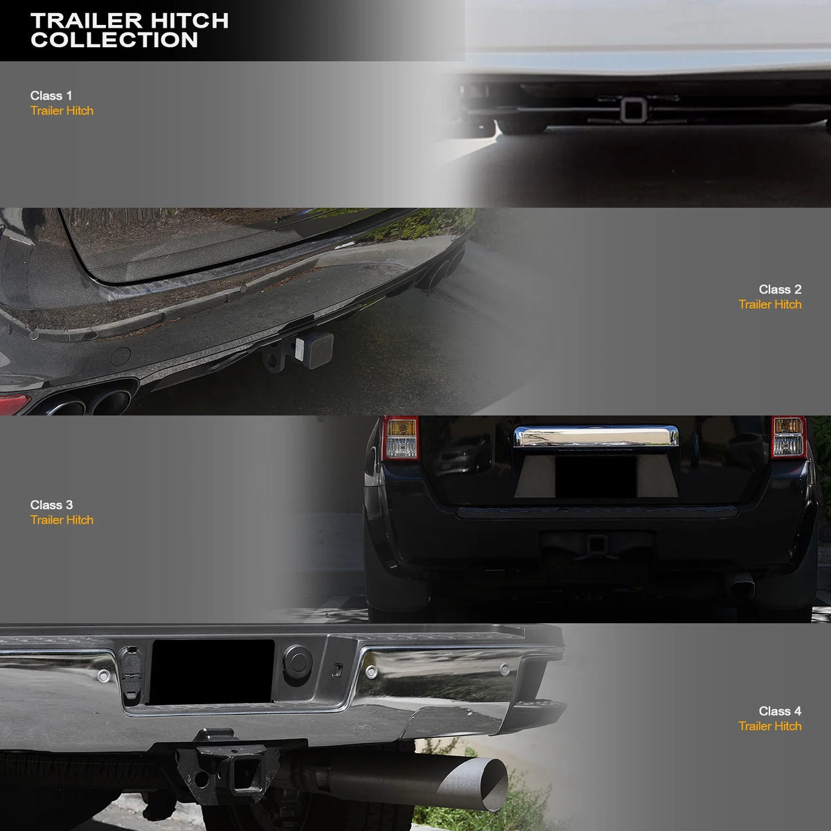 Class 3 Trailer Tow Hitch Receiver 2" R43742