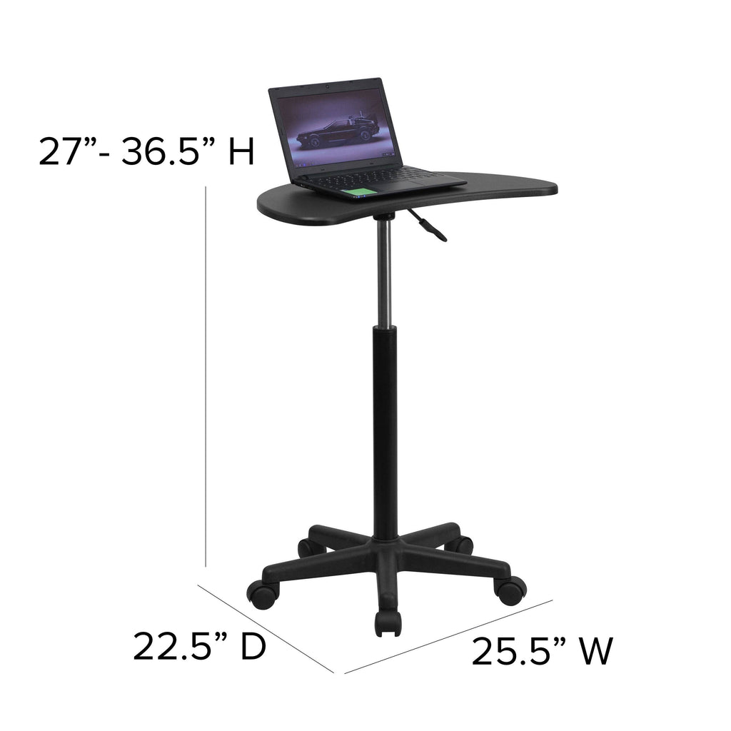 Black Adjustable Computer Desk T916