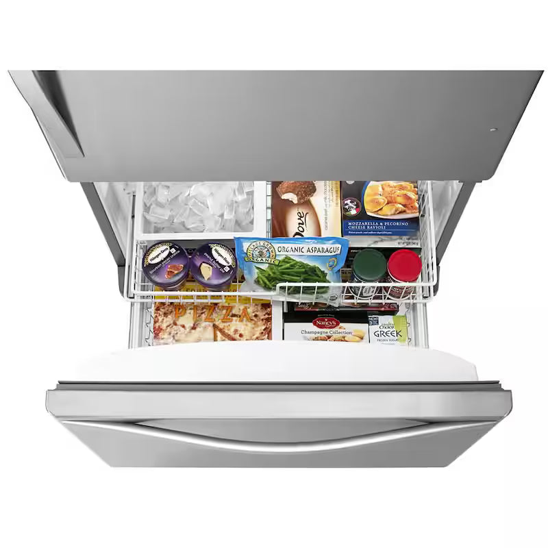 18.7 cu. ft. Bottom Freezer Refrigerator in Stainless Steel L221183