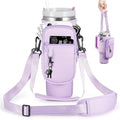 Pink Insulated Neoprene Water Bottle Carrier Bag with Adjustable Strap M10659