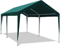 Heavy Duty Carports Car Canopy Garage Boat Shelter Party Tent, Adjustable Height from 9.5 ft to 11 ft Z1458