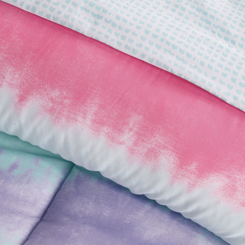 Twin 5 Piece Polyester Microfiber Comforter Set K980