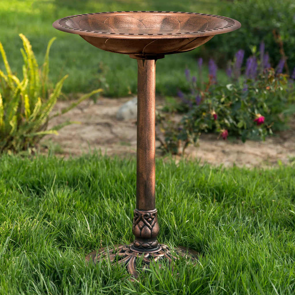 Brushed Bronze Birdbath B334466