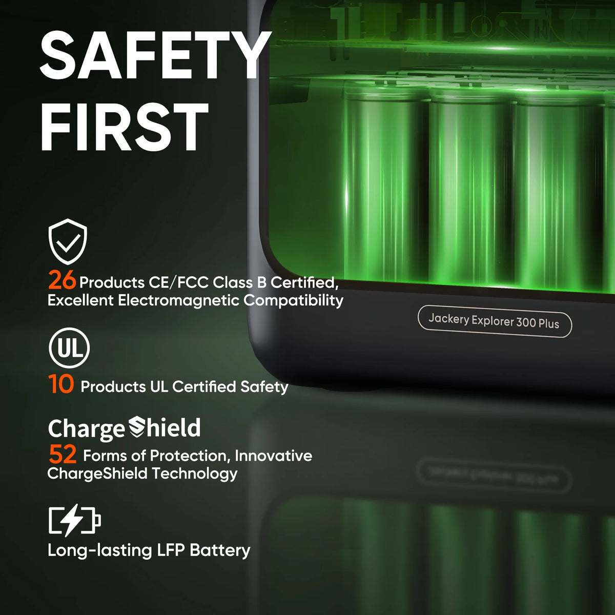 Portable Power Station 288Wh LiFePO4 Battery Y9582