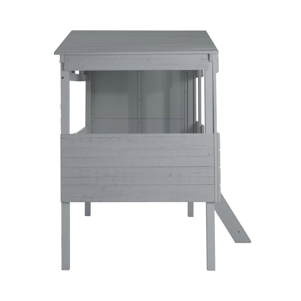 Full Size Solid Pine Wood House Bed with Guard Rails D28253