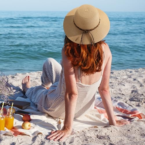 Wide Brim Straw Sun Hat K5968