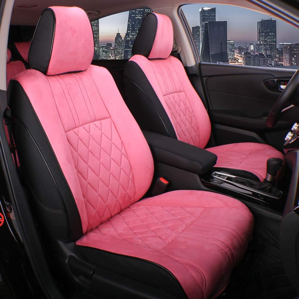 Custom Fit Full Set Car Seat Covers Leatherette Black/Grey J232100