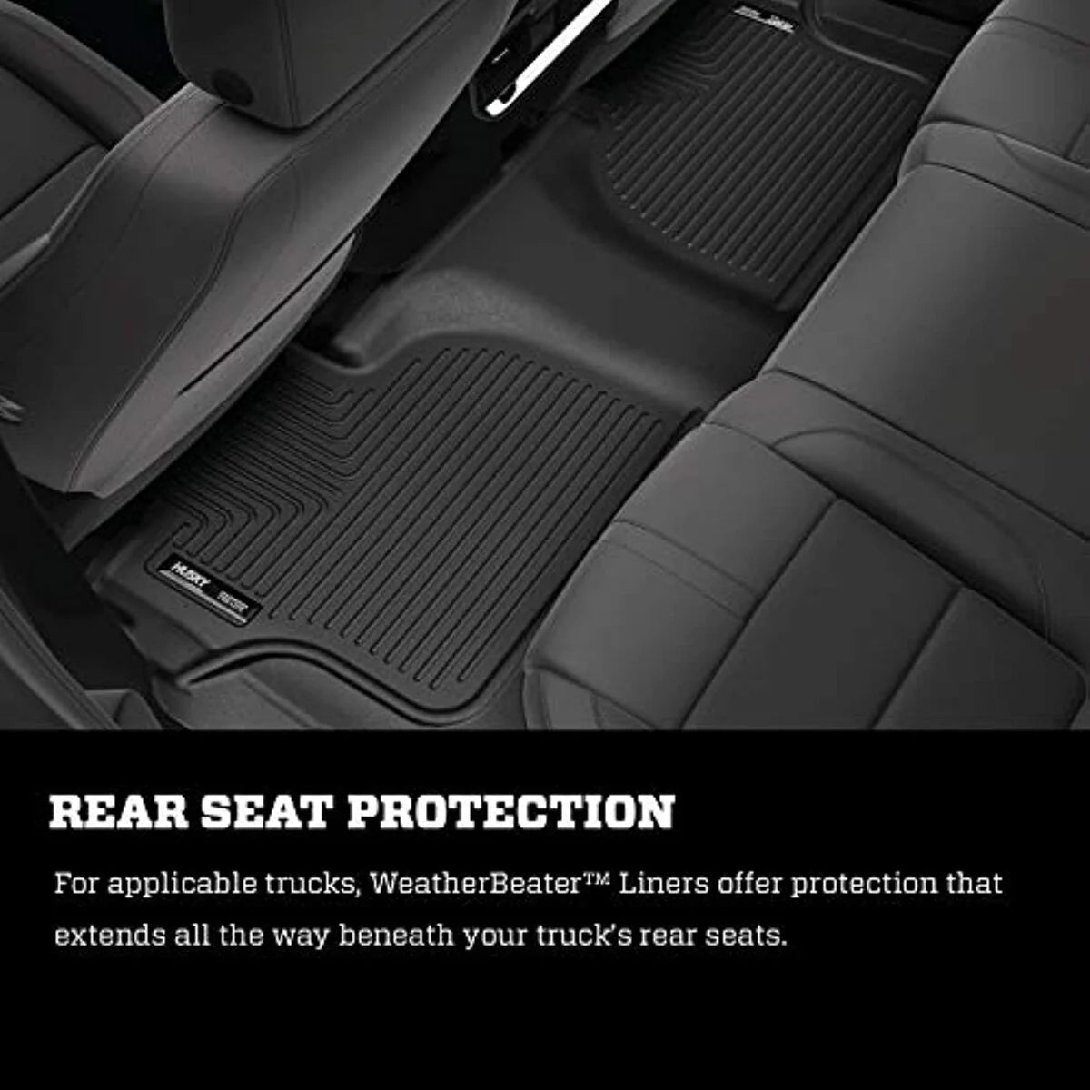 Black Center Hump Floor Liner Q429773