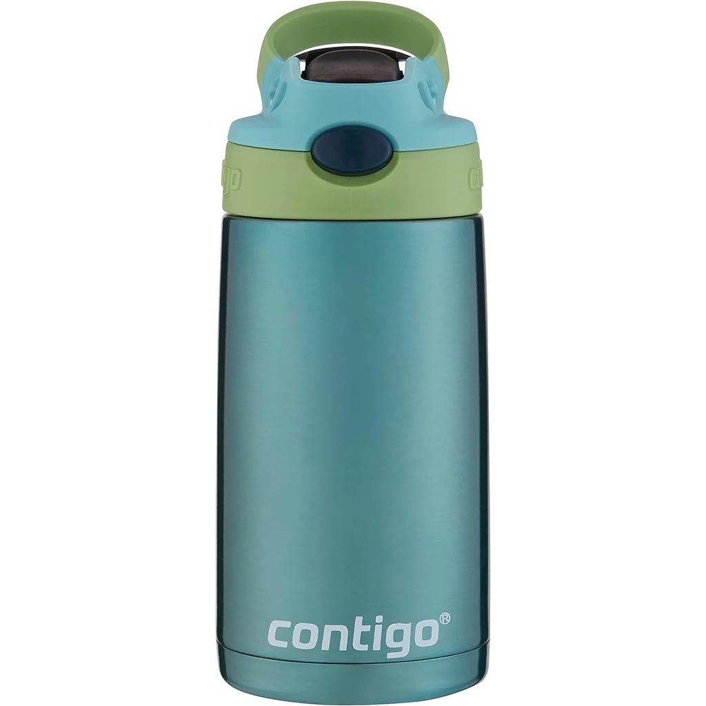 13oz Kids Stainless Steel Water Bottle with Straw O56793