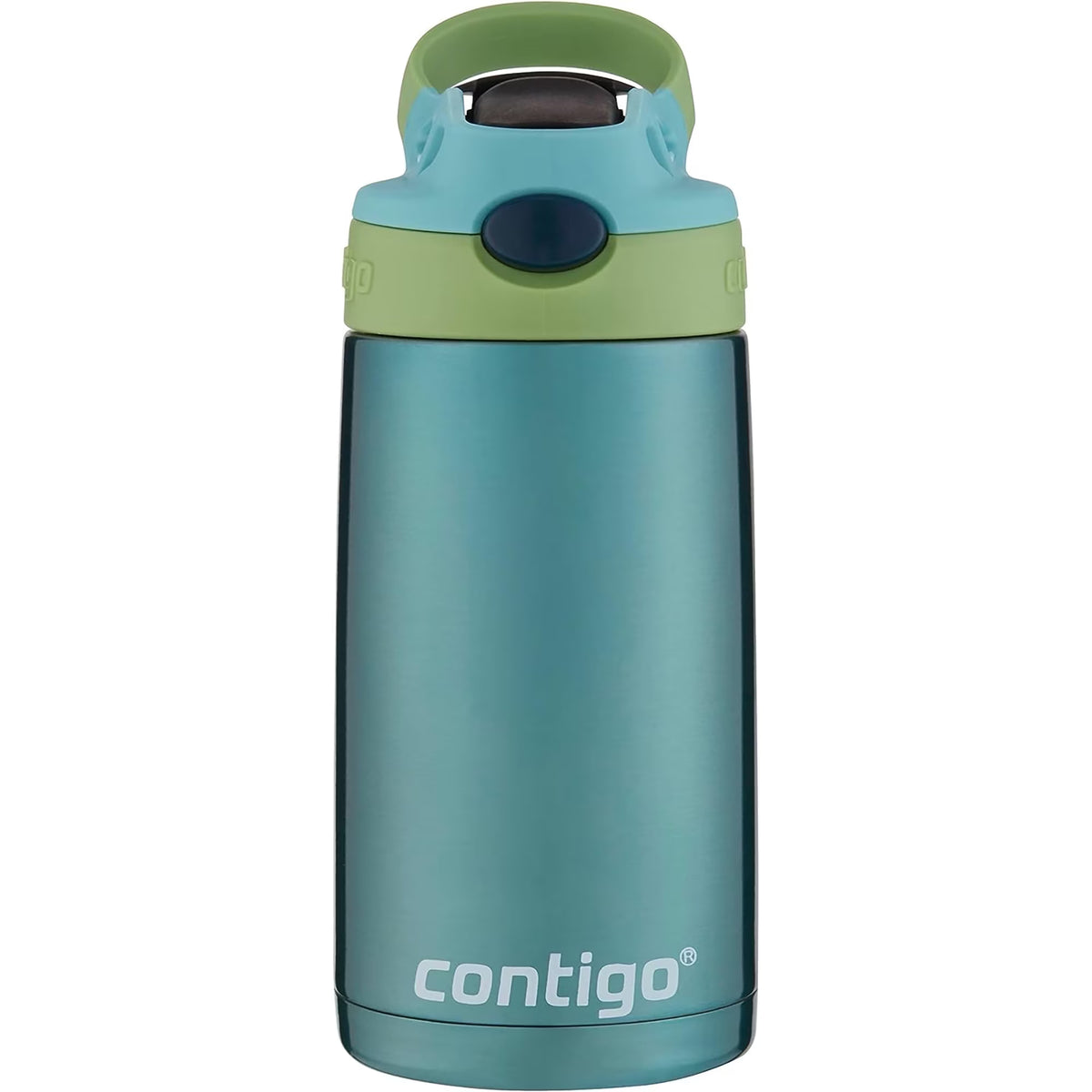 13oz Kids Stainless Steel Water Bottle with Straw O56793