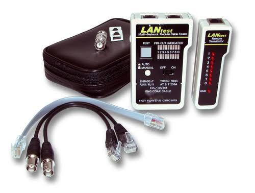 Black Twisted Pair Cable Tester U791624