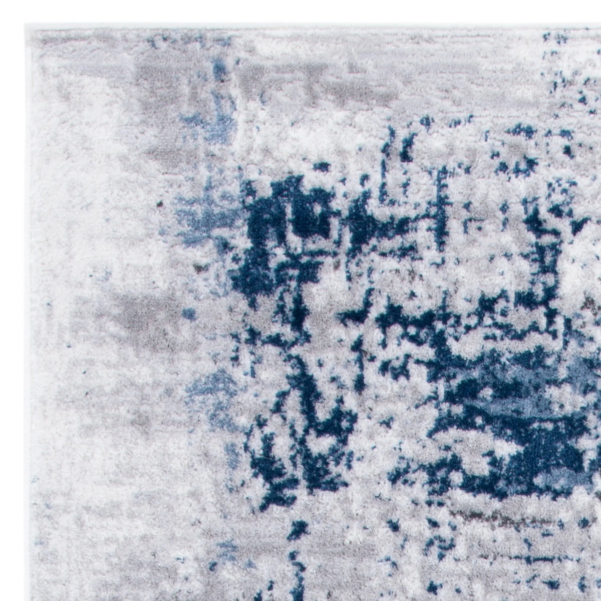 Grey/Light Blue Distressed Marble Area Rug R2169