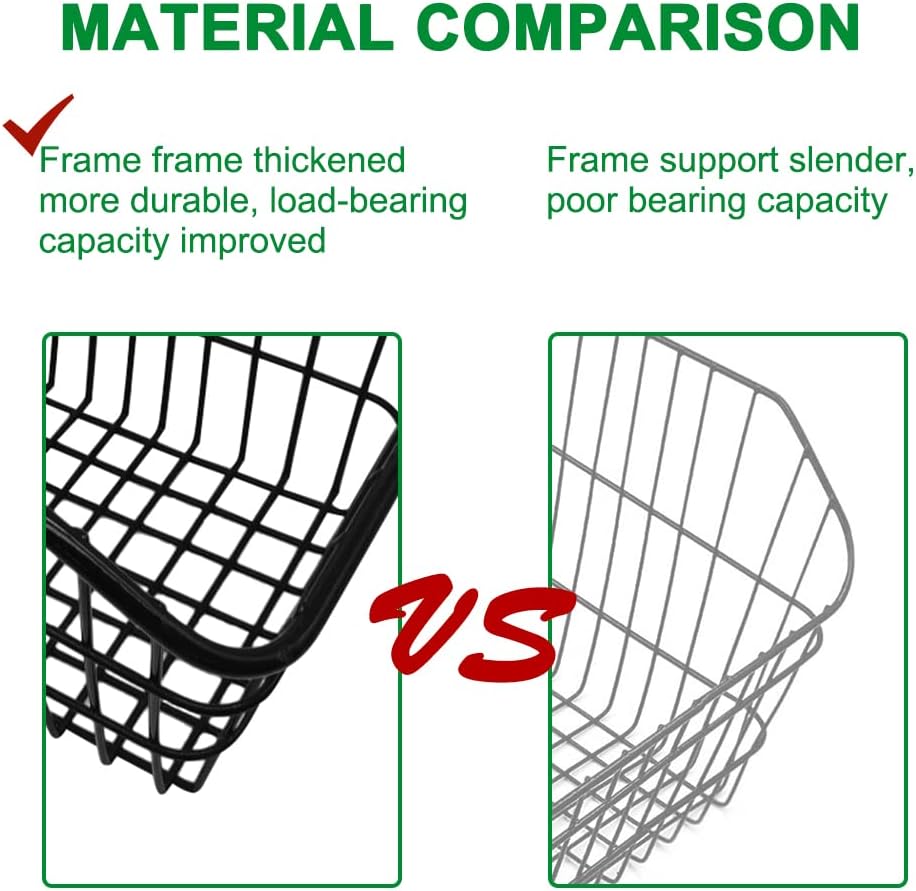 Rear Bike Basket with Waterproof Cover F9947