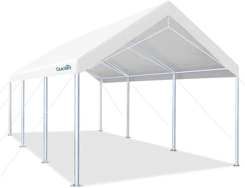 10’x20’ Galvanized Car Canopy Shelter with 4 Reinforced Steel Cables A730