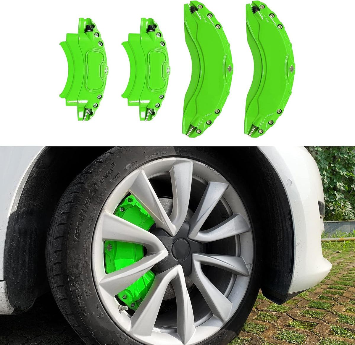 Brake Caliper Cover Set of 4 for 19 Inch Wheel P53467